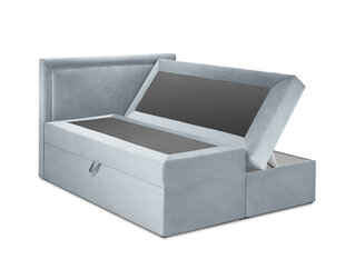 Кровать Mazzini Beds Yucca 140x200 см, светло-синяя цена и информация | Кровати | pigu.lt
