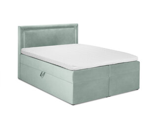 Кровать Mazzini Beds Yucca 140x200 см, светло-зеленая цена и информация | Кровати | pigu.lt