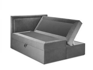 Кровать Mazzini Beds Yucca 140x200 см, серая цена и информация | Кровати | pigu.lt