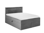 Кровать Mazzini Beds Yucca 140x200 см, серая