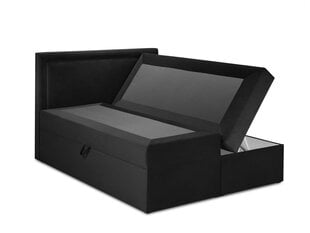 Кровать Mazzini Beds Yucca 140x200 см, черная цена и информация | Кровати | pigu.lt