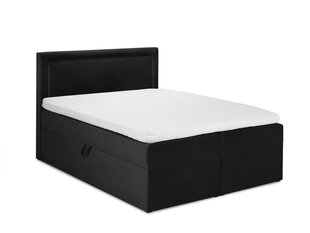 Кровать Mazzini Beds Yucca 140x200 см, черная цена и информация | Кровати | pigu.lt