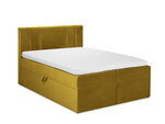 Кровать Mazzini sofas Afra 140x200 см, желтая