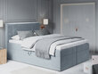 Lova Mazzini sofas Afra 160x200 cm, šviesiai mėlyna kaina ir informacija | Lovos | pigu.lt
