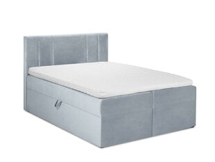 Кровать Mazzini sofas Afra 160x200 см, светло-голубой цвет цена и информация | Кровати | pigu.lt