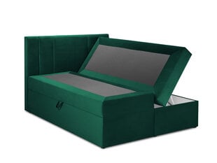 Lova Mazzini sofas Afra 140x200 cm, tamsiai žalia kaina ir informacija | Lovos | pigu.lt