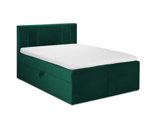 Кровать Mazzini sofas Afra 140x200 см, темно-зеленая цена и информация | Кровати | pigu.lt