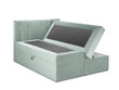 Lova Mazzini sofas Afra 140x200 cm, šviesiai žalia kaina ir informacija | Lovos | pigu.lt