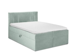 Кровать Mazzini sofas Afra 140x200 см, светло-зеленая цена и информация | Кровати | pigu.lt