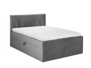 Кровать Mazzini sofas Afra 140x200 см, серая цена и информация | Кровати | pigu.lt