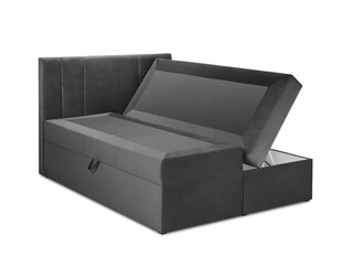 Кровать Mazzini sofas Afra 160x200 см, темно-серая цена и информация | Кровати | pigu.lt