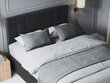 Lova Mazzini sofas Afra 160x200 cm, juoda kaina ir informacija | Lovos | pigu.lt