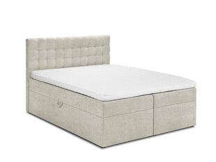 Кровать Mazzini Beds Jade 160x200 см, бежевая цена и информация | Кровати | pigu.lt