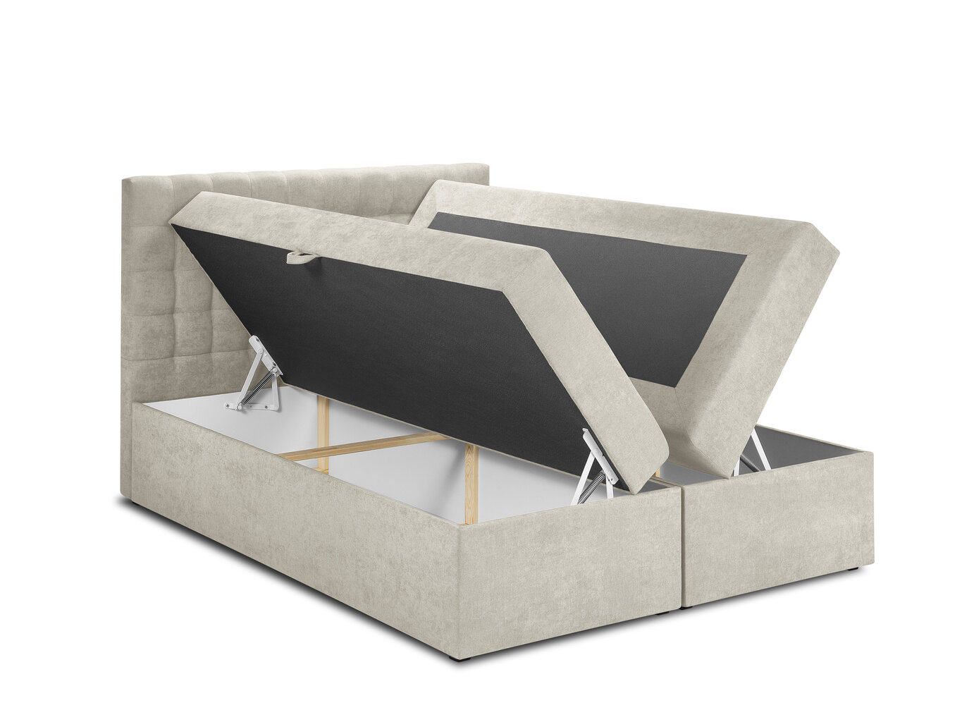 Lova Mazzini Beds Jade 180x200 cm, smėlio spalvos kaina ir informacija | Lovos | pigu.lt