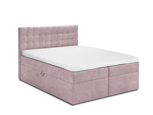 Кровать Mazzini Beds Jade 140x200 см, розовая цена и информация | Кровати | pigu.lt