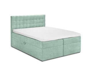 Кровать Mazzini Beds Jade 140x200 см, светло-зеленая цена и информация | Кровати | pigu.lt