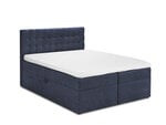 Кровать Mazzini Beds Jade 180x200 см, темно-синяя