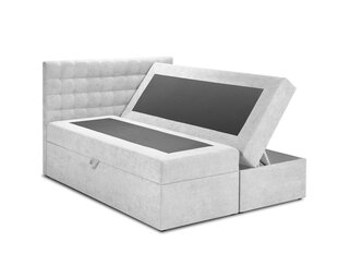 Кровать Mazzini Beds Jade 160x200 см, светло-серая цена и информация | Кровати | pigu.lt