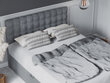 Lova Mazzini Beds Jade 160x200 cm, pilka kaina ir informacija | Lovos | pigu.lt