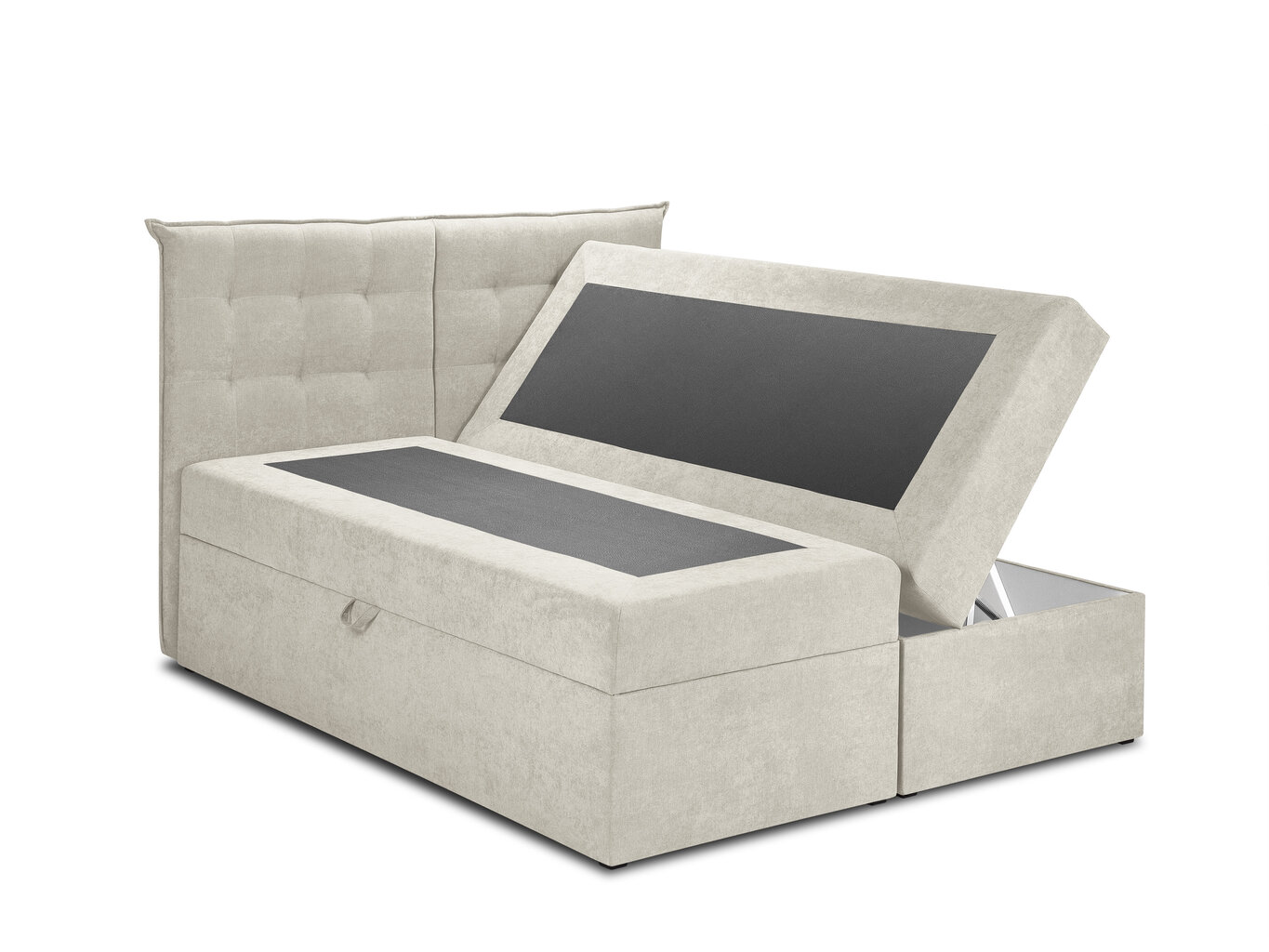 Lova Mazzini Beds Echaveria 140x200 cm, smėlio spalvos kaina ir informacija | Lovos | pigu.lt