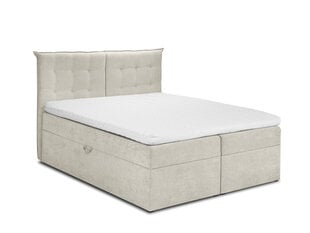 Кровать Mazzini Beds Echaveria 180x200 см, бежевая цена и информация | Кровати | pigu.lt