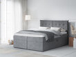 Lova Mazzini Beds Echaveria 140x200 cm, pilka kaina ir informacija | Lovos | pigu.lt