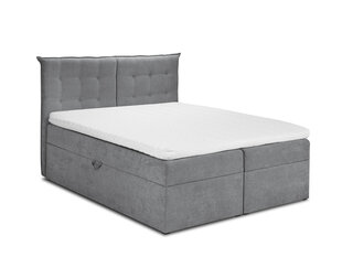 Кровать Mazzini Beds Echaveria 160x200 см, серая цена и информация | Кровати | pigu.lt