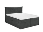 Кровать Mazzini Beds Echaveria 160x200 см, темно-серая