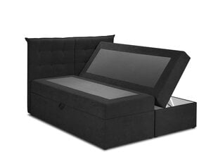 Кровать Mazzini Beds Echaveria 160x200 см, черная цена и информация | Кровати | pigu.lt