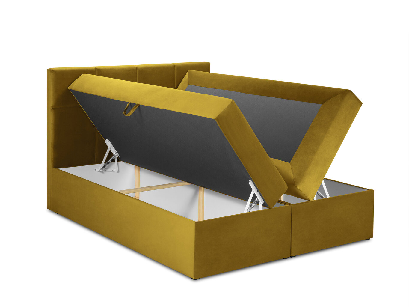 Lova Mazzini Beds Mimicry 140x200 cm, geltona цена и информация | Lovos | pigu.lt
