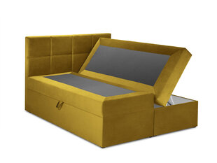 Кровать Mazzini Beds Mimicry 140x200 см, желтая цена и информация | Кровати | pigu.lt