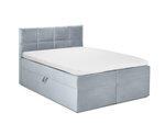 Кровать Mazzini Beds Mimicry 160x200 см, светло-синяя