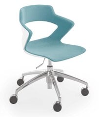 Biuro kėdė Wood Garden 2160 Aoki BN12, mėlyna kaina ir informacija | Biuro kėdės | pigu.lt