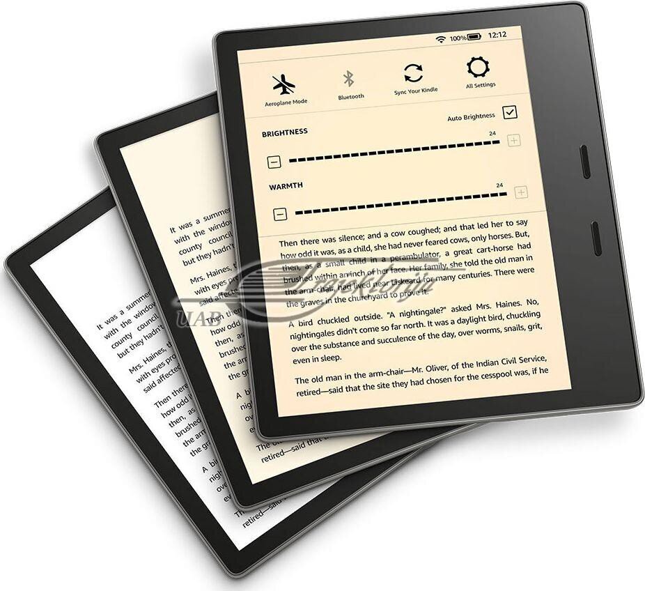 Kindle Oasis 3 B07L5GK1KY (7,0"), pilka kaina ir informacija | Elektroninių knygų skaityklės | pigu.lt