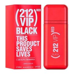 Парфюмированная вода Carolina Herrera 212 Vip Black Red Limited Edition EDP для мужчин 100 мл цена и информация | Мужские духи | pigu.lt