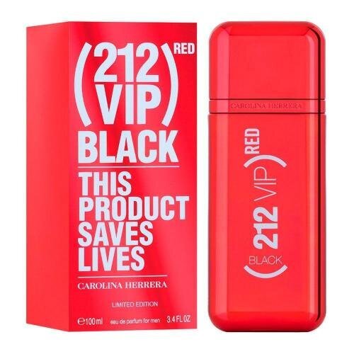 Kvapusis vanduo Carolina Herrera 212 Vip Black Red Limited Edition EDP vyrams 100 ml kaina ir informacija | Kvepalai vyrams | pigu.lt