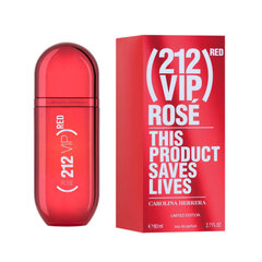 Парфюмированная вода Carolina Herrera 212 Vip Rose Limited Edition EDP для женщин, 80мл цена и информация | Женские духи | pigu.lt