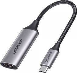 Переходник Ugreen CM297 USB-C на HDMI, 4K 60Hz, серый цена и информация | Адаптеры, USB-разветвители | pigu.lt