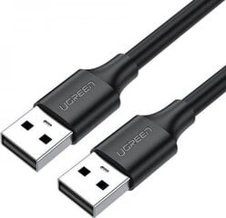 Ugreen, USB 2.0, 0.5 м, черный цена и информация | Кабели и провода | pigu.lt