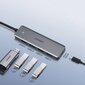 Ugreen CM219 šakotuvas USB 3.0, USB-C, micro USB, pilkas kaina ir informacija | Adapteriai, USB šakotuvai | pigu.lt