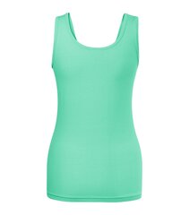 Топ для женщин Top, мятного цвета цена и информация | Женские блузки, рубашки | pigu.lt