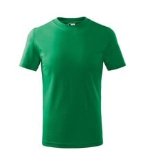 Футболка детская Basic, зеленая цена и информация | Рубашки для мальчиков | pigu.lt