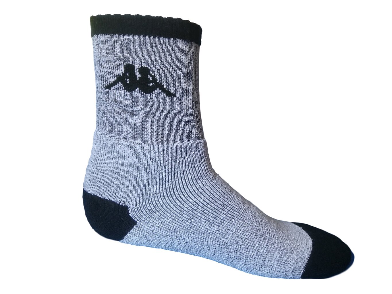 Sportinės kojinės vyrams Kappa Ulfo, juoda / pilka, 3 vnt. kaina ir informacija | Vyriškos kojinės | pigu.lt