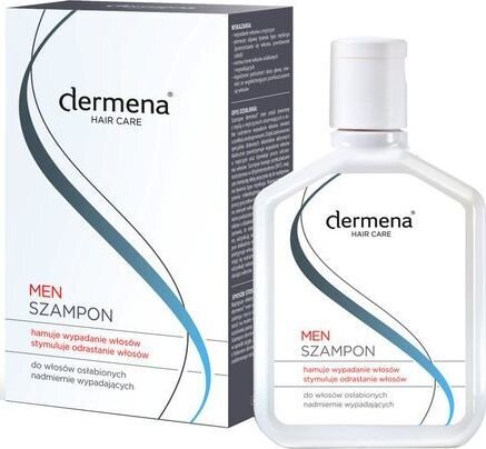 Šampūnas nuo plaukų slinkimo Dermena Men, 200ml kaina ir informacija | Šampūnai | pigu.lt