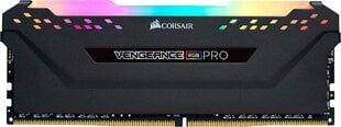 Corsair Vengeance RGB Pro 32 Гб (2 x 16GB) DDR4 DRAM 3600 Мгц C18 Memory Kit цена и информация | Оперативная память (RAM) | pigu.lt