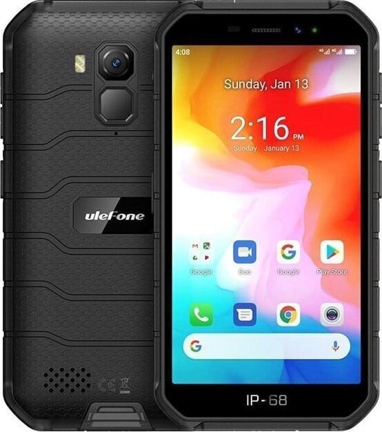 UleFone išmanusis telefonas Armor X7, 3 GB, Dual SIM Black kaina ir informacija | Mobilieji telefonai | pigu.lt