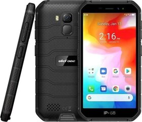 UleFone išmanusis telefonas Armor X7, 3 GB, Dual SIM Black kaina ir informacija | Mobilieji telefonai | pigu.lt