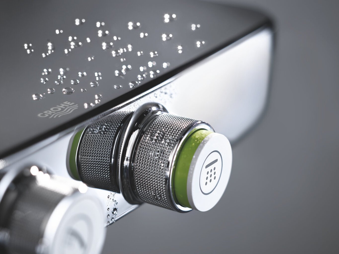 GROHE Euphoria SmartControl 260 dušo sistema su 3-jų srovių 260mm lietaus galva ir 3-jų srovių dušeliu, vandenį taupanti, chromas, 26509000 kaina ir informacija | Dušo komplektai ir panelės | pigu.lt