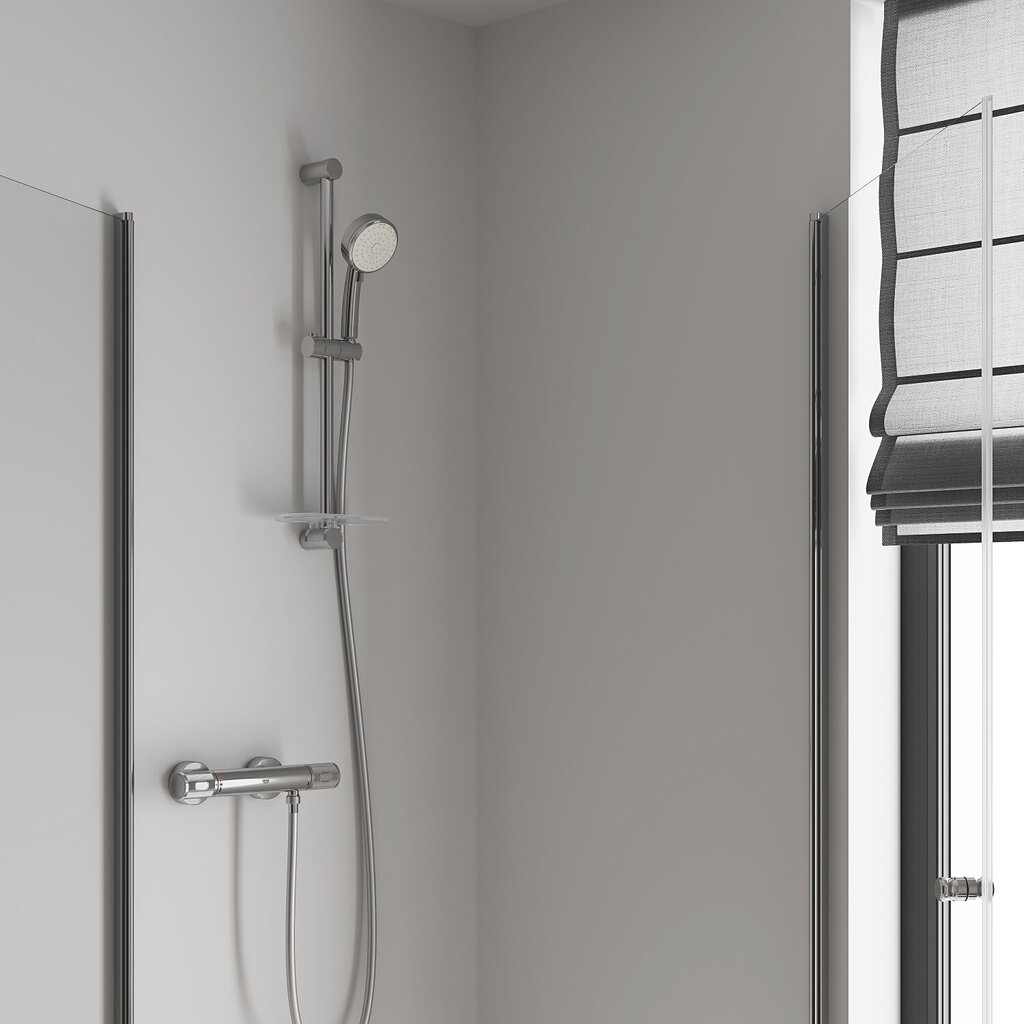 Grohe Grohtherm 1000 Performance termostatinis dušo maišytuvas, chromas, 34776000 kaina ir informacija | Vandens maišytuvai | pigu.lt