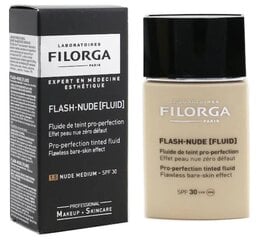 Жидкая тональная основа Filorga Flash-Nude SPF30, 02 Nude Gold, 30 мл цена и информация | Пудры, базы под макияж | pigu.lt